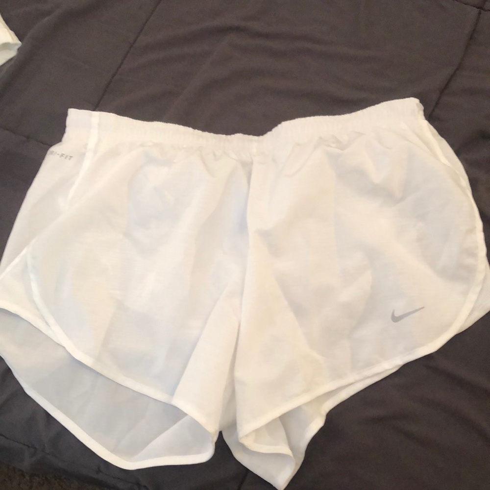 Cute white Nike shorts